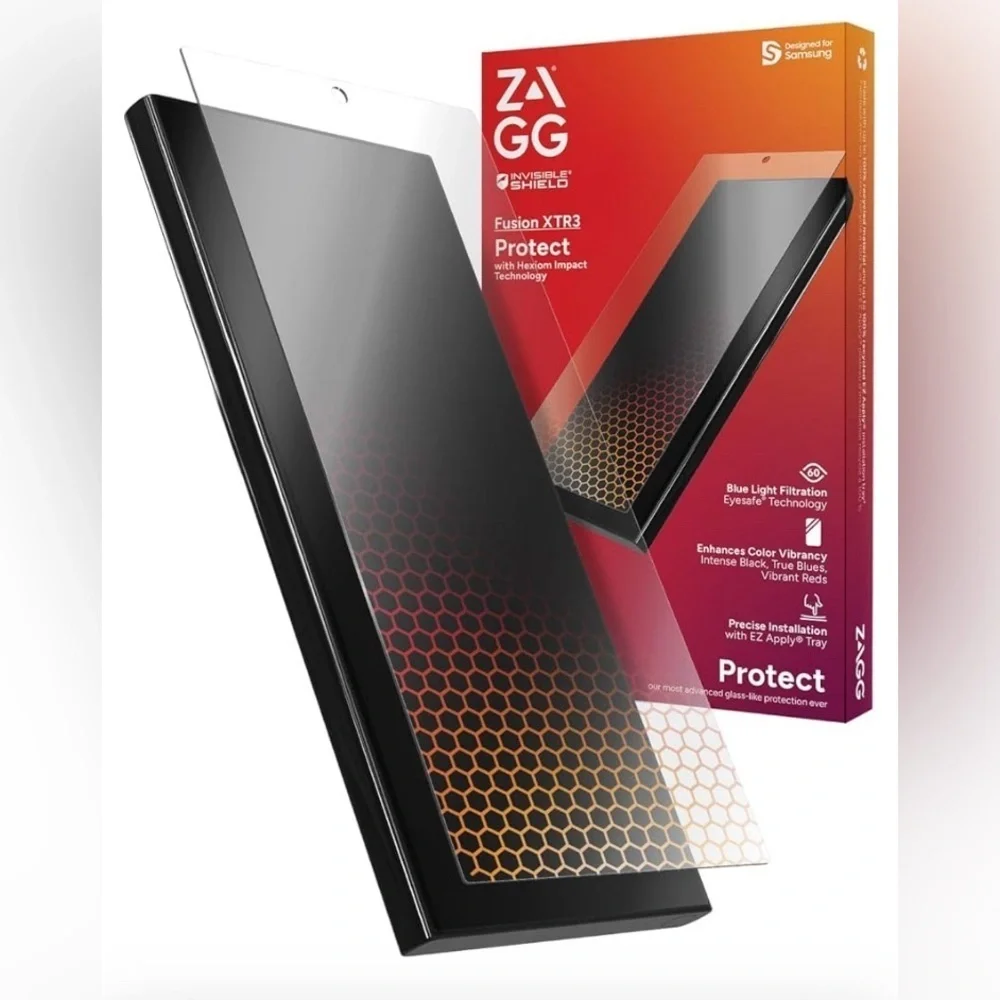 NEW - ZAGG InvisibleShield Fusion XTR3 Samsung Galaxy S24 Ultra Screen Protector